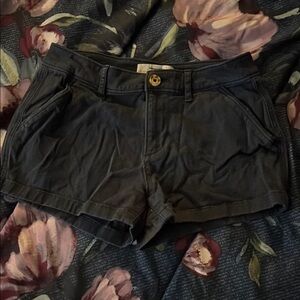 Navy Casual Khaki Shorts